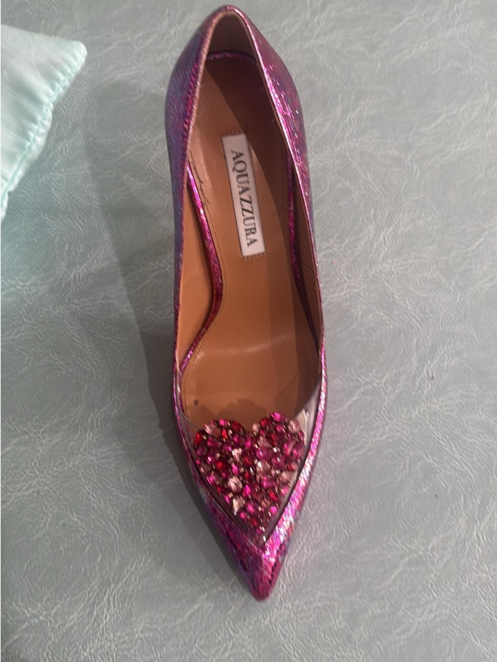 Aquazzura Love Me Pumps Size 38 - Picture 4 of 6